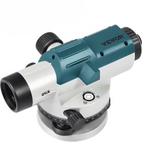 VEVOR Automatic Optical Level 26X Optical Auto Level Kit High Precision Height/Distance/Angle Level Measure Builders Level with Magnetic Dampened